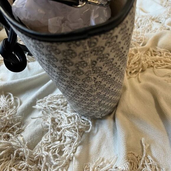 Anine Bing Mini Taylor Tote Monogram Canvas Bucket Bag NEW - Picture 6 of 8